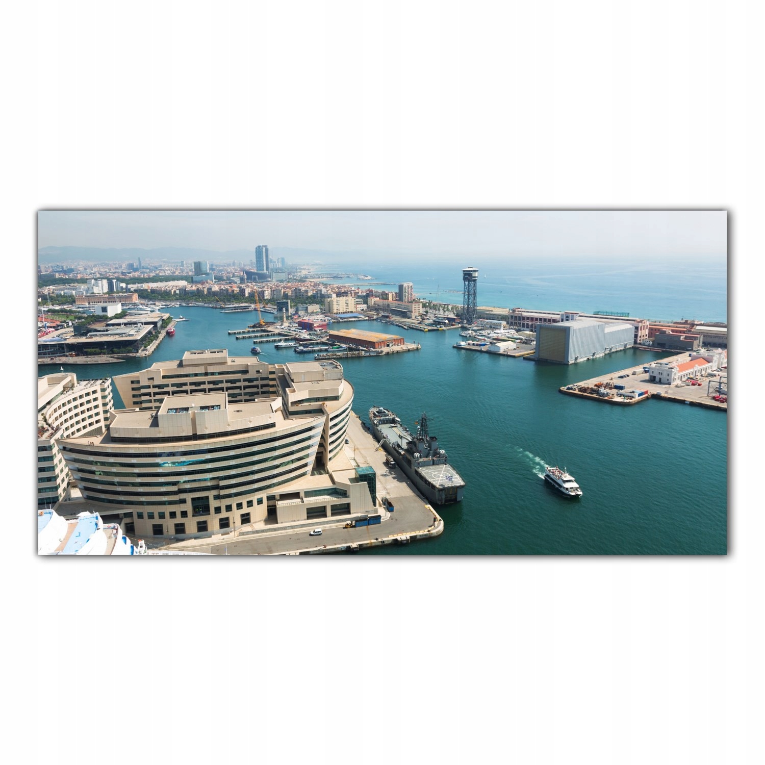 Barcelona Katalánsko 100x50 Skleněný panel do kuchyně