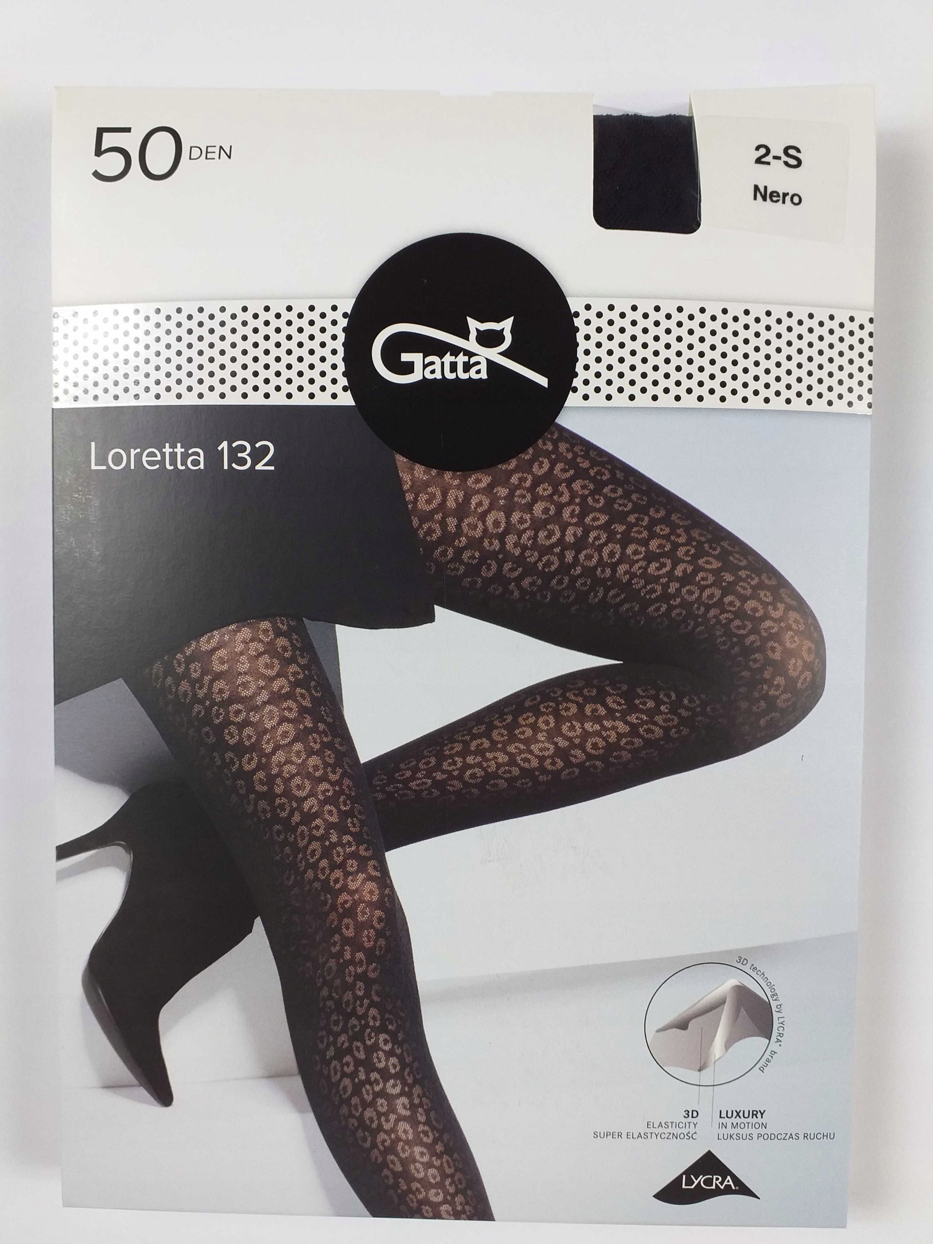 

Gatta Loretta Rajstopy dam. wz.132/2-S/Nero