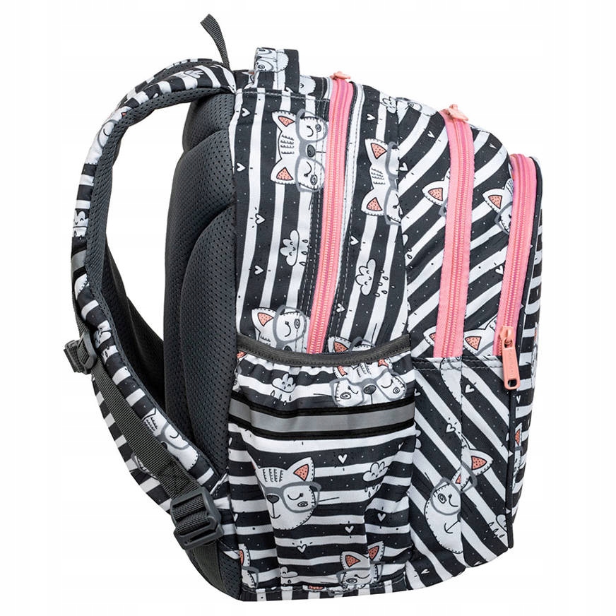 PLECAK SZKOLNY TRZYKOMOROWY PASKI KOTKI COOLPACK Marka CoolPack