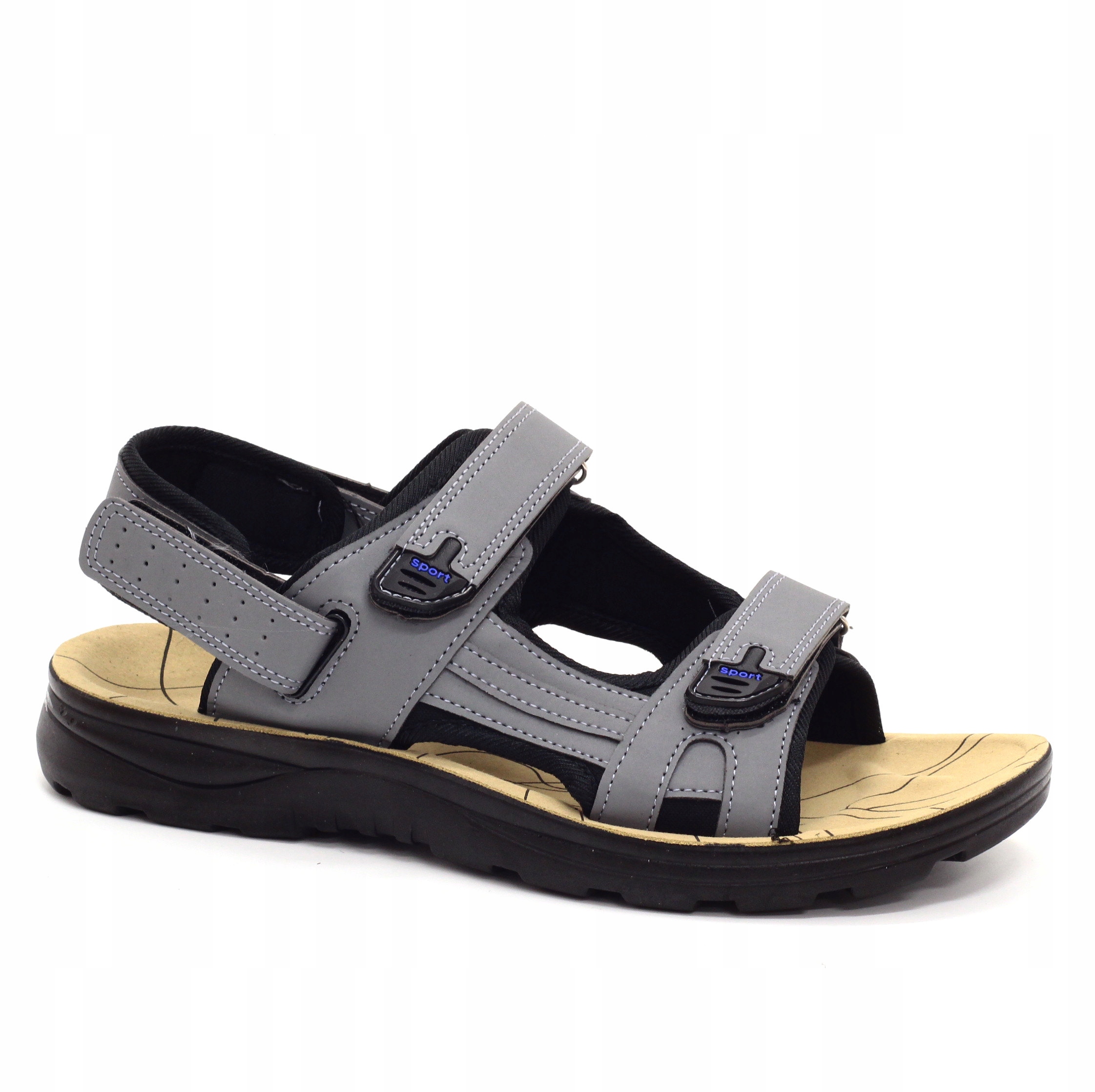 SANDAŁY MĘSKIE SPORTOWE REGULACJA NA RZEP Marka inna