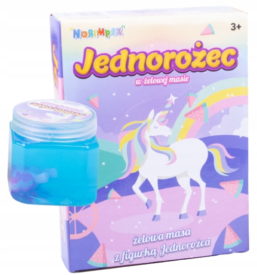 

Masa Slime W Słoiczku Glutek Jednorożec Kolo