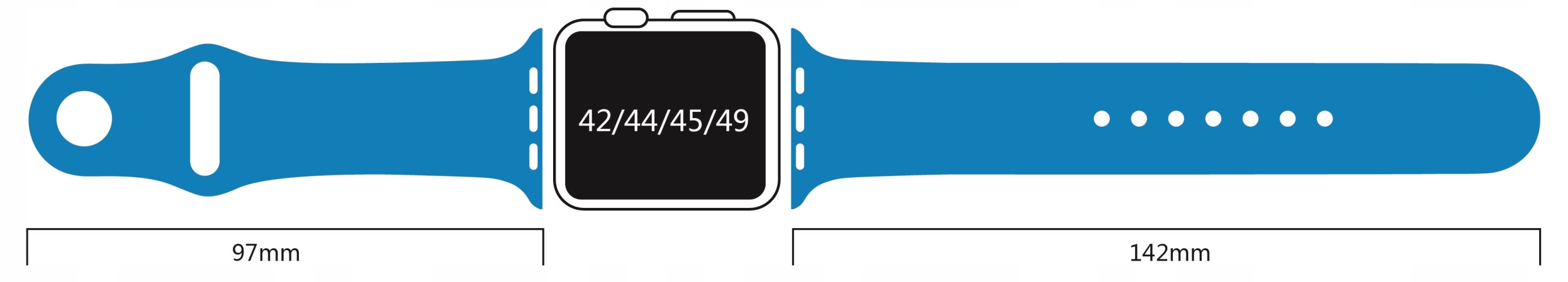 PASEK DO APPLE WATCH 1 2 3 4 5 6 7 8 9 SE 42MM 44MM 45MM 49MM| DUŻO KOLORÓW Producent MB
