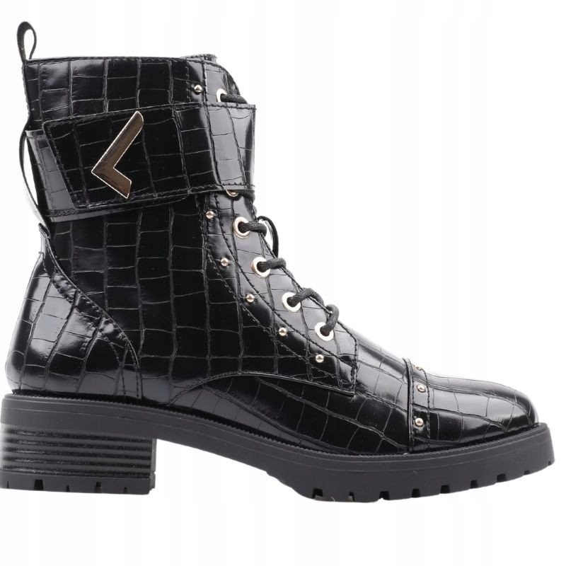 BOTKI DAMSKIE OCIEPLANE TRAPERY BUTY ZIMOWE BOTKI CZARNE SUWAKI ELEGANCKIE Rozmiar 41