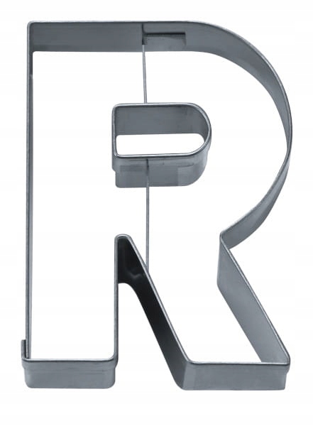 

Foremka litera R 6,5 cm wykrawacz litery literka
