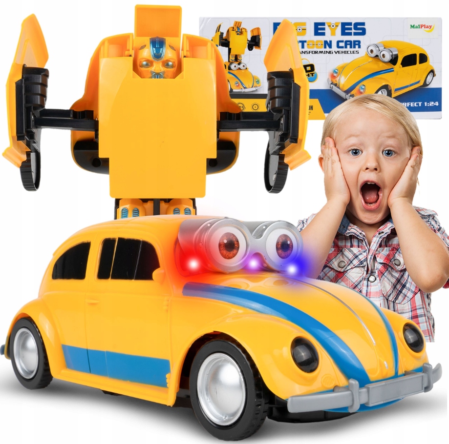 Auto Transformers Robot Samochód Garbus