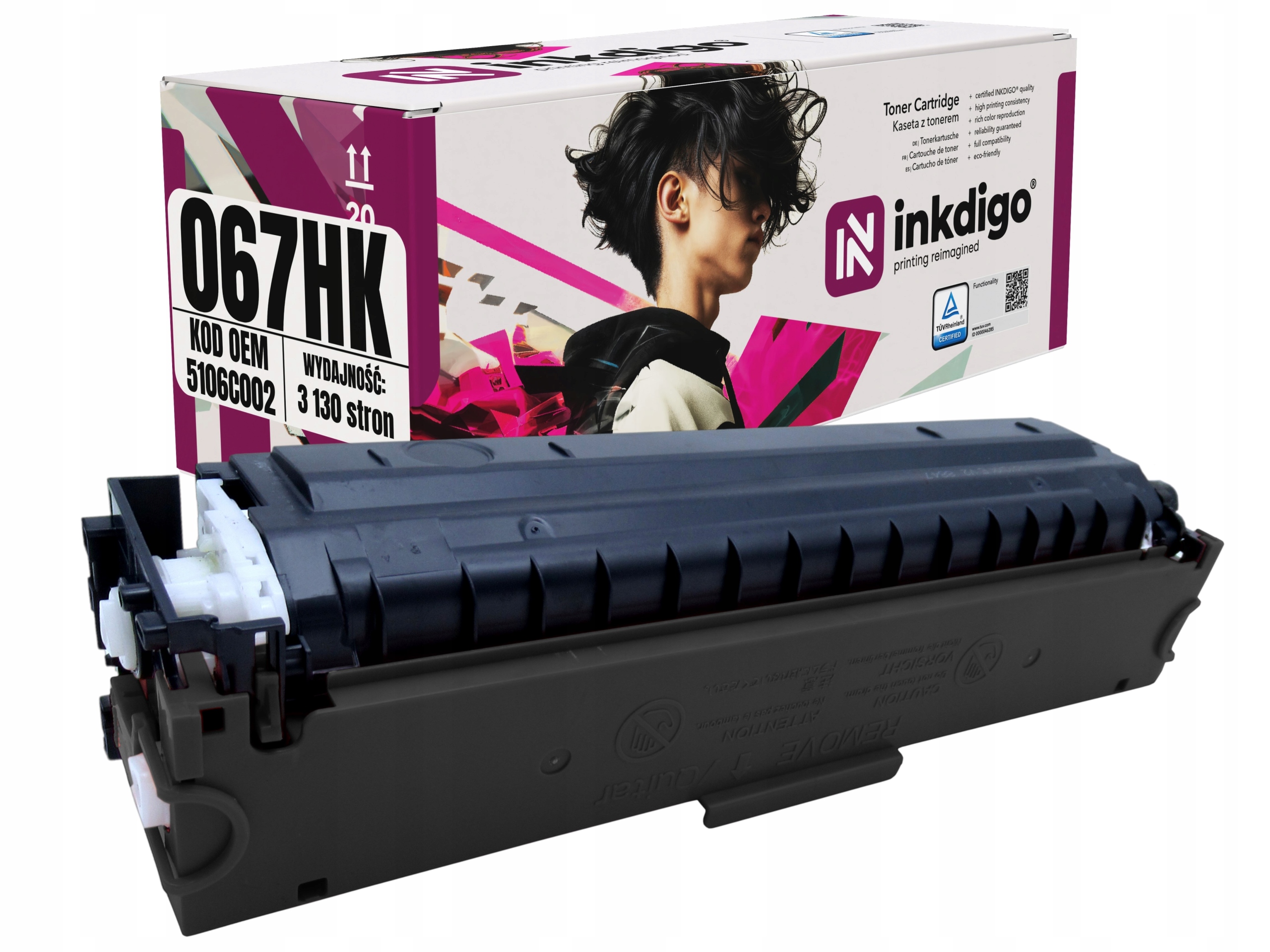 Náhradní toner 067HK pro Canon MF657Cdw MF655Cw MF655Cdw MF651Cw