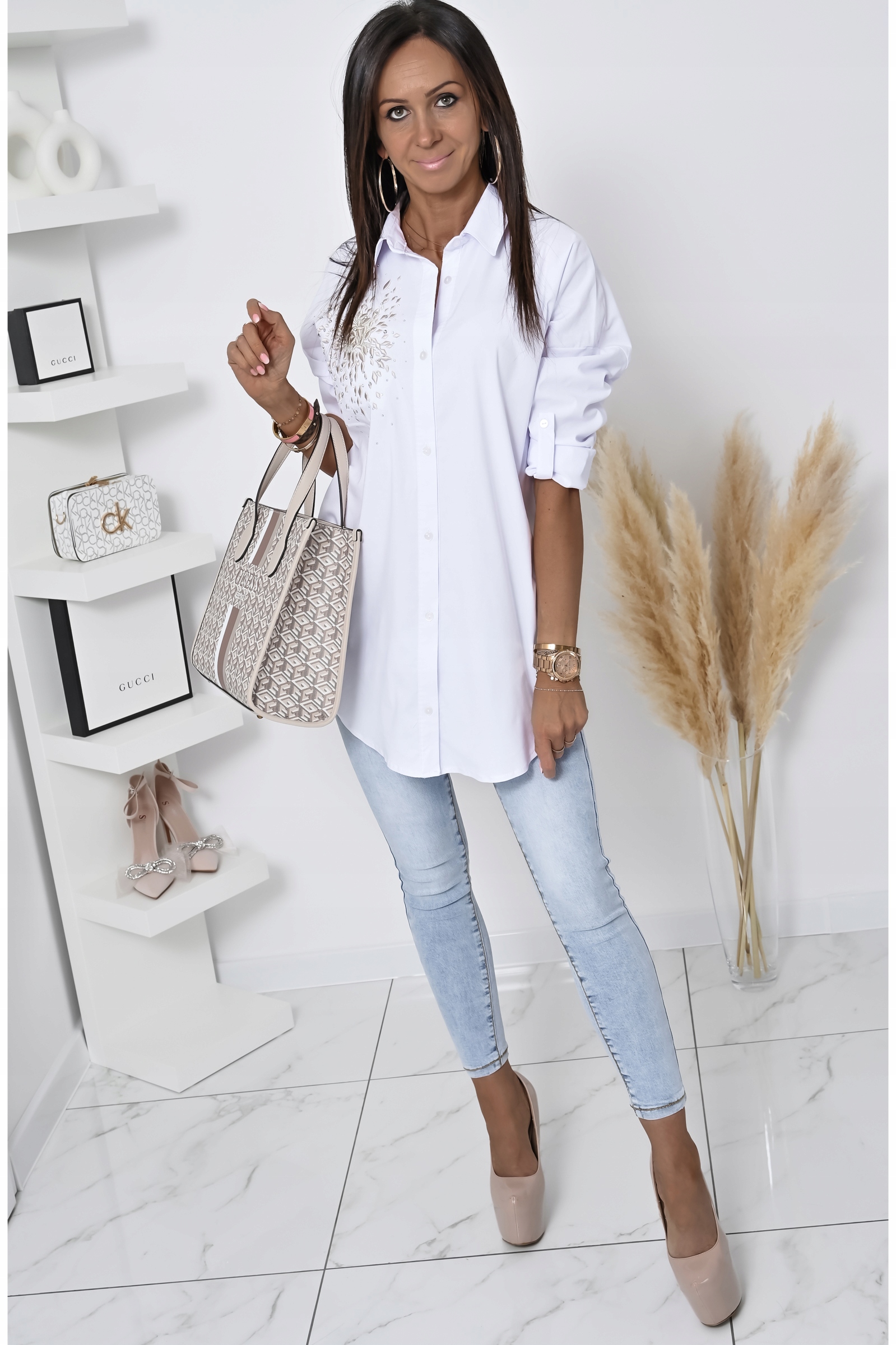 ŚLICZNIE ZDOBIONA KOSZULA OVERSIZE ELIT! WZ.1 XXL Model Elit