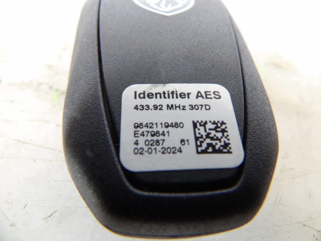 PEUGEOT 308 T10 III key 9842119480