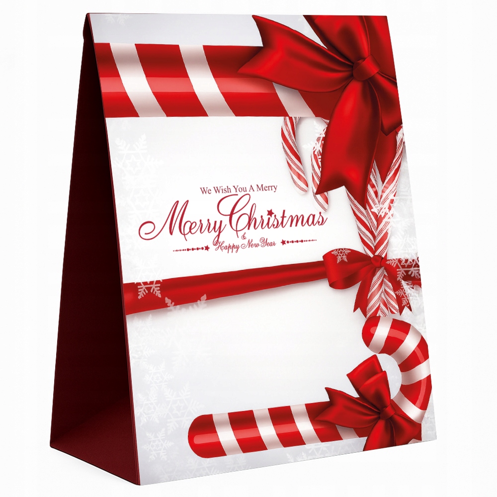 20ks Vánoční krabička 40x30 cm dárkové balení na Mikuláše Vánoce