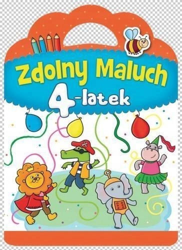 

Zdolny Maluch 4 latek Naklejki Teczka Książeczka