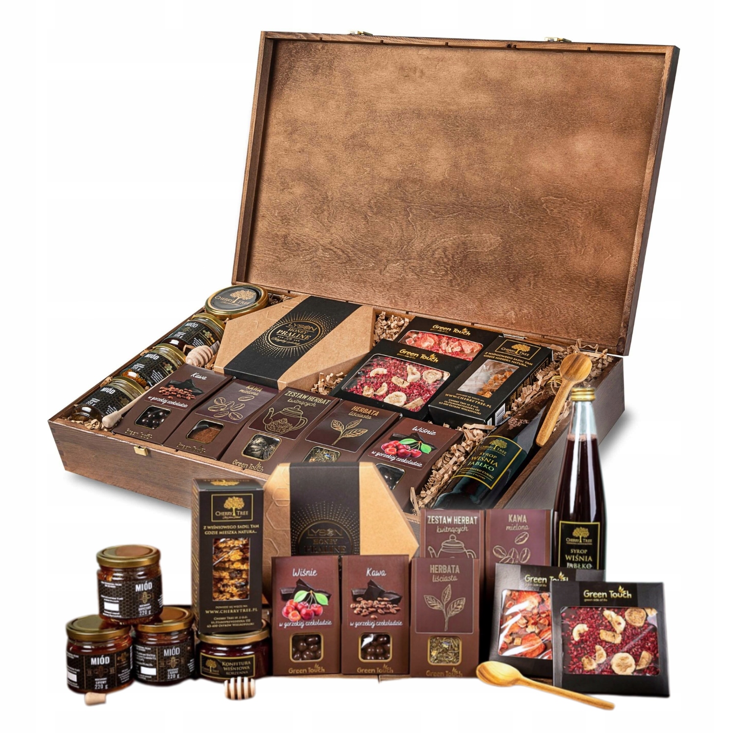 Dárková Sada Velká Krabička 16 Produktů Čaj Med Narozeniny Výročí