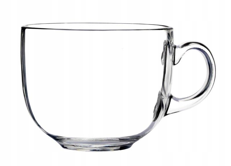 

Duża Szeroka Filiżanka Szklana Jumbo 450ML Galicja