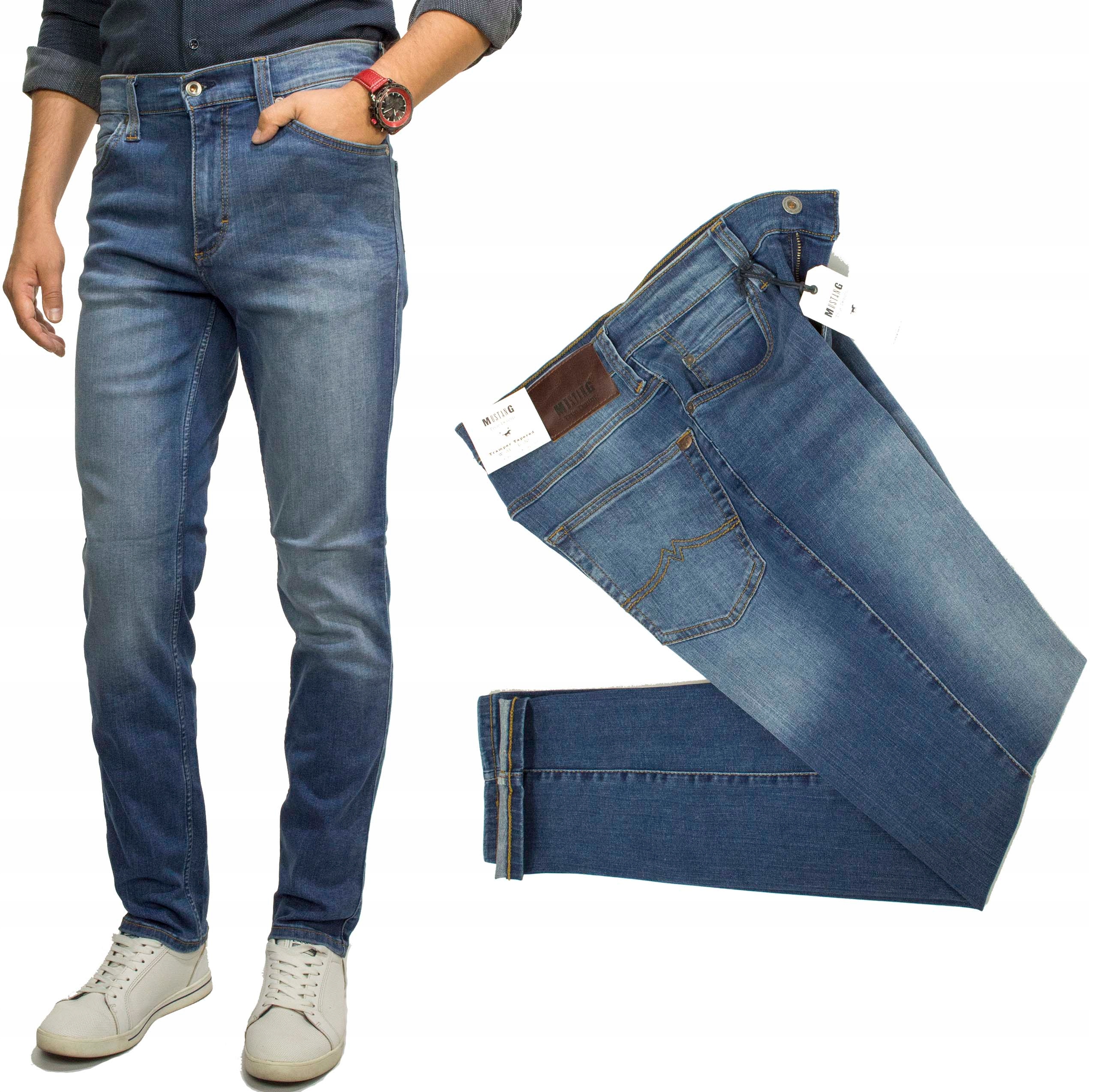 Mustang Tramper Tapered 313 pánské džíny slim džíny W32 L34