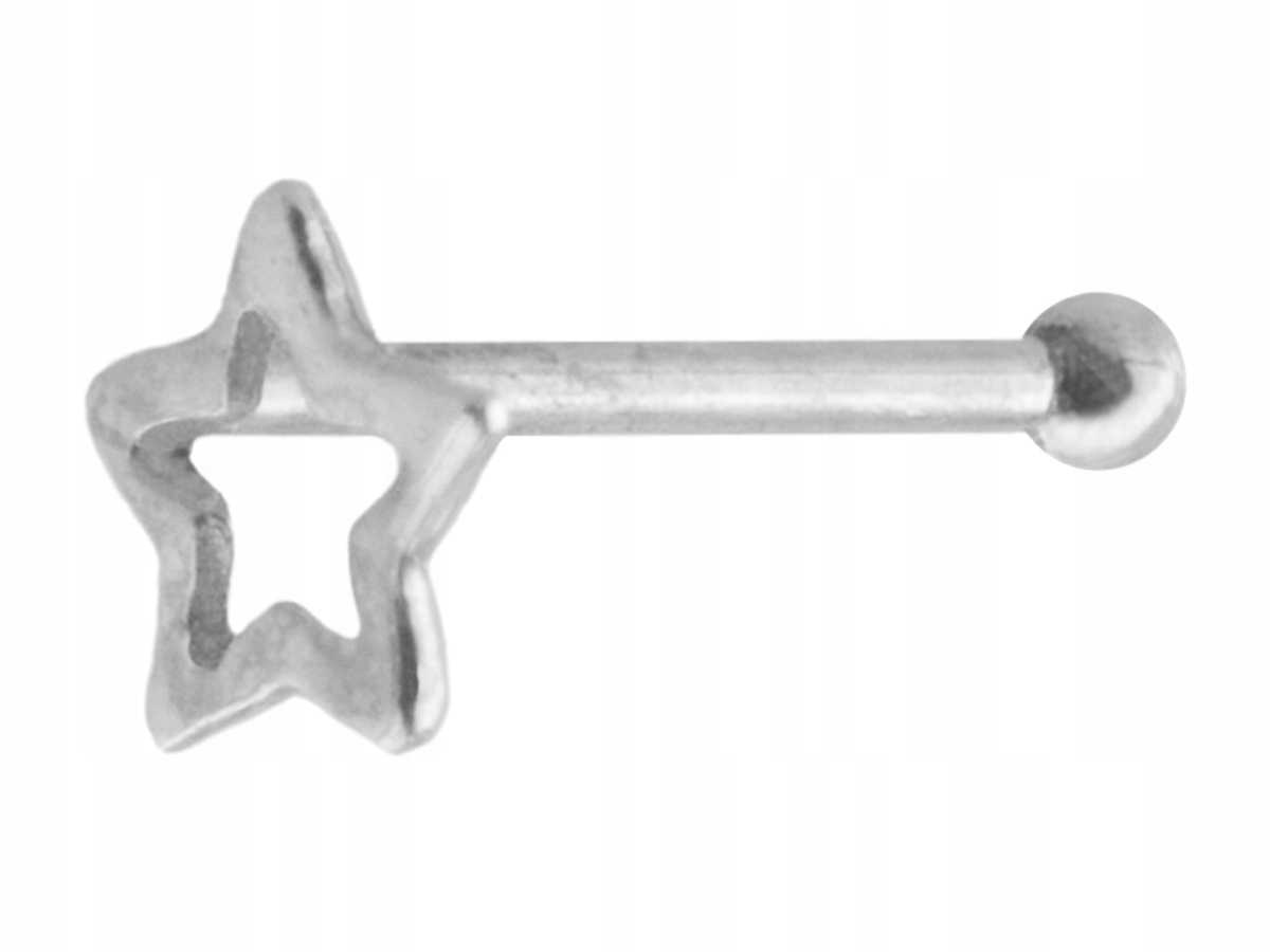 

Versil kolczyk do nosa nos gwiazdka 3mm srebro 925