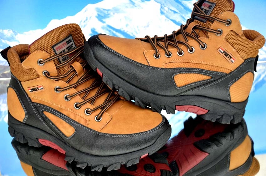 BUTY ZIMOWE OCIEPLANE TREKINGOWE ŚNIEGOWCE GÓRSKIE SPORTOWE MĘSKIE TRAPERY Rozmiar 46