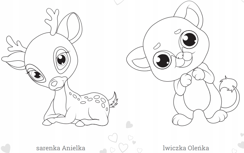 URWISY MALUSZKOWE MALOWANIE KOLOROWANKA ZWIERZAKI Nośnik książka papierowa