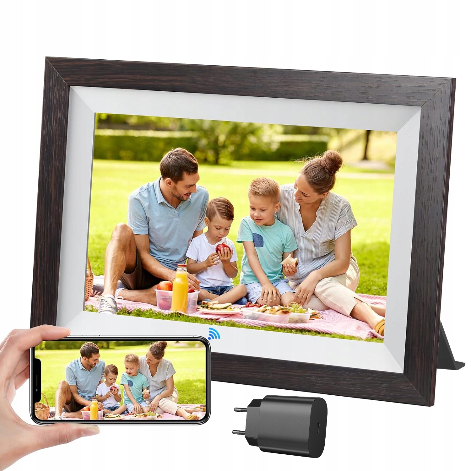 Digitální Rámeček 10.1" S Pamětí 16 Gb A Aplikací Frameo