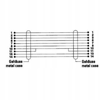 Kabel monitorowy D-SUB VGA DB15 M/M Ekran 5m. HAMA Model 00042092