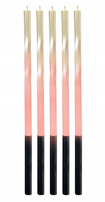 ŚWIECZKI URODZINOWE NA TORT DŁUGIE KOLOR MIX 5x