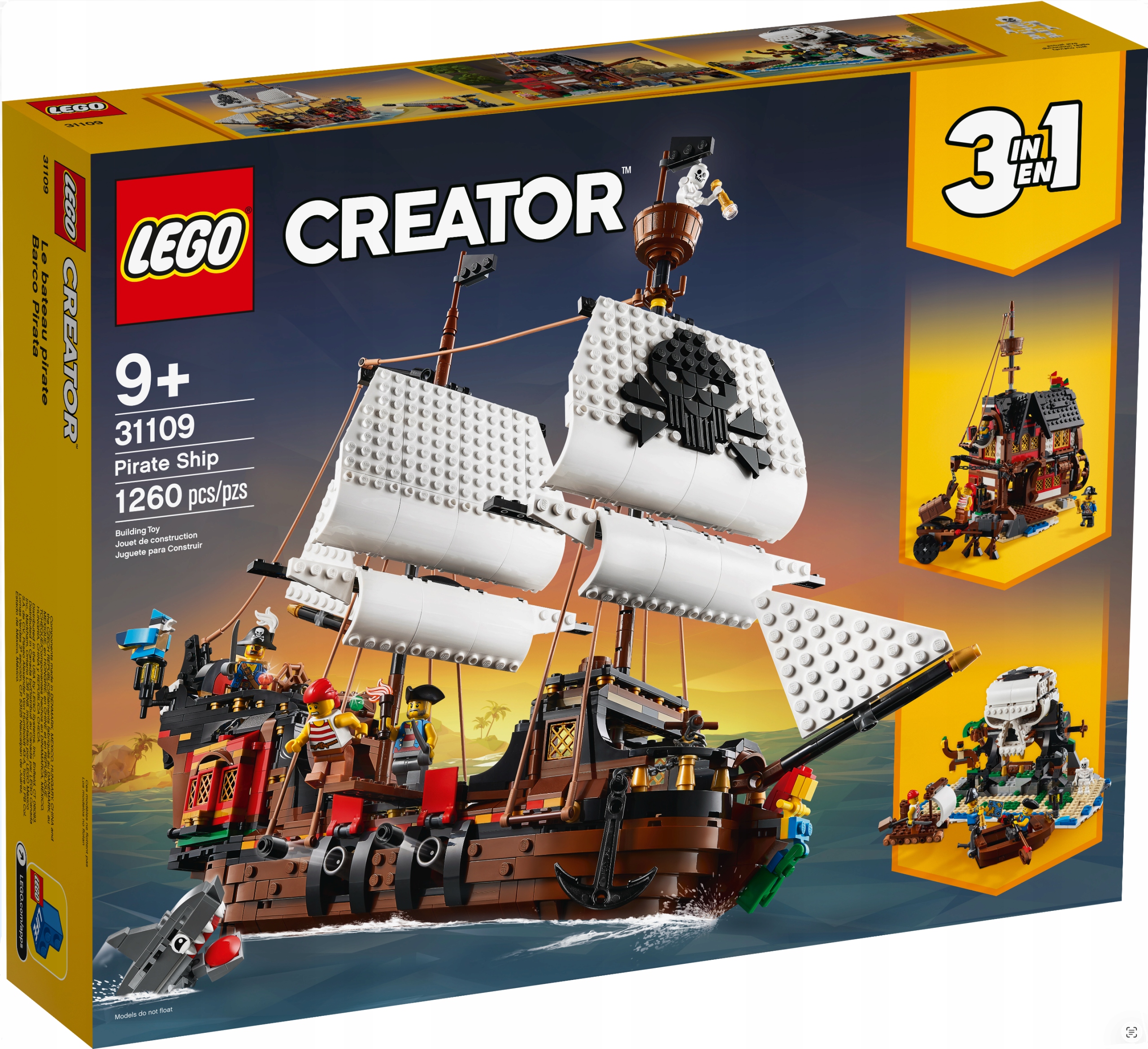 Lego Creator 3v1 31109 Loď