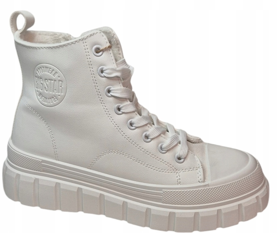 Big Star MM274624 Bílé zateplené Creepersy vel.