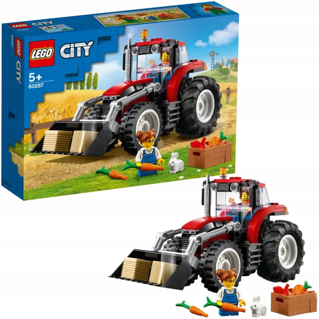 Sada Lego City 60287 Traktor A Zemědělec Při Polních Pracích