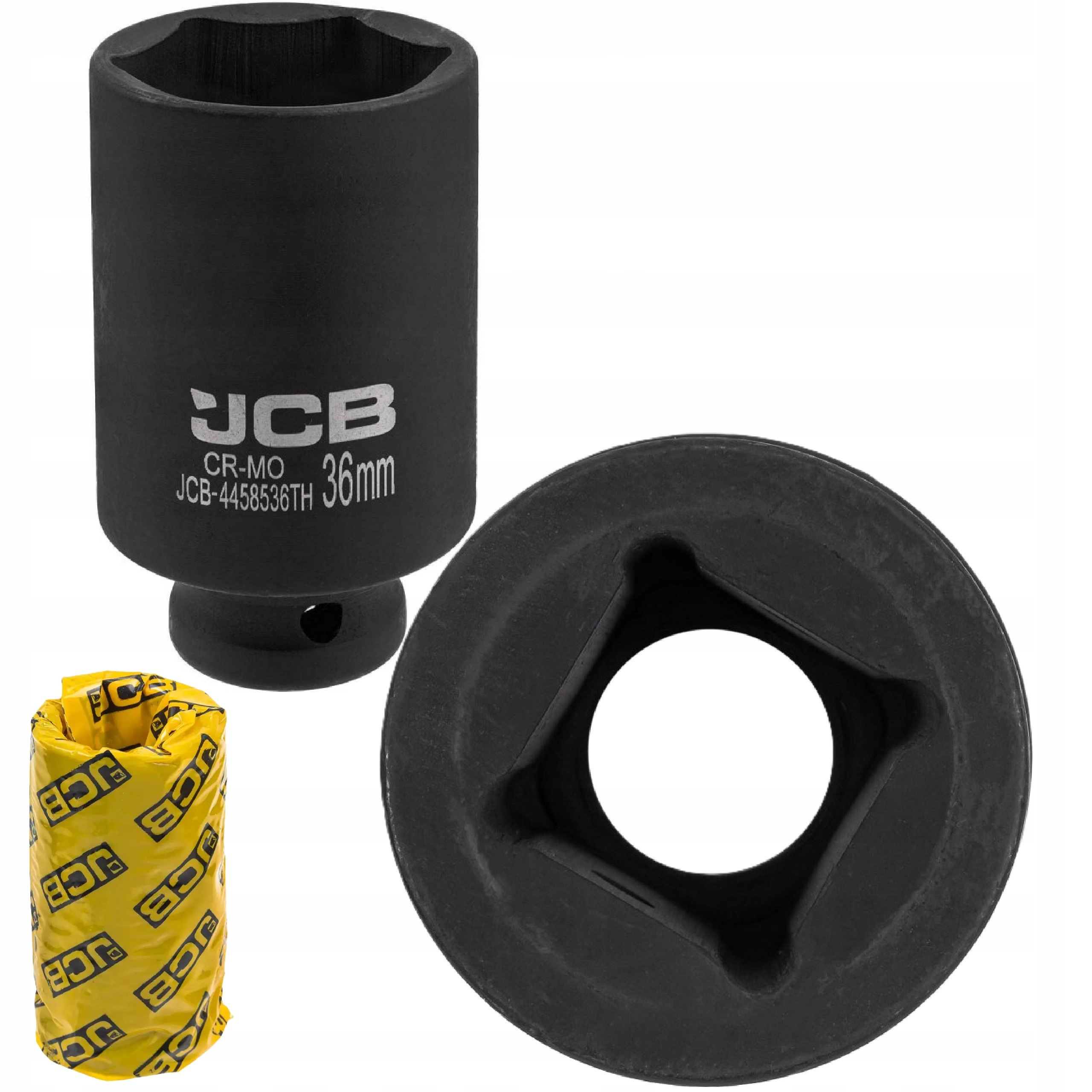 Nasadka Udarowa Cienkościenna Długa 1/2" 36 mm 6-KĄTNA Jcb
