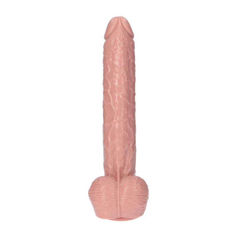 OGROMNE DILDO Z JĄDRAMI NA PRZYSSAWCE 40 CM Marka Toyz4lovers