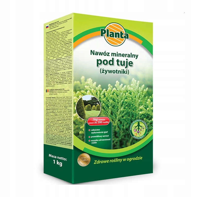 

Nawóz Planta pod tuje (żywotniki) 1kg