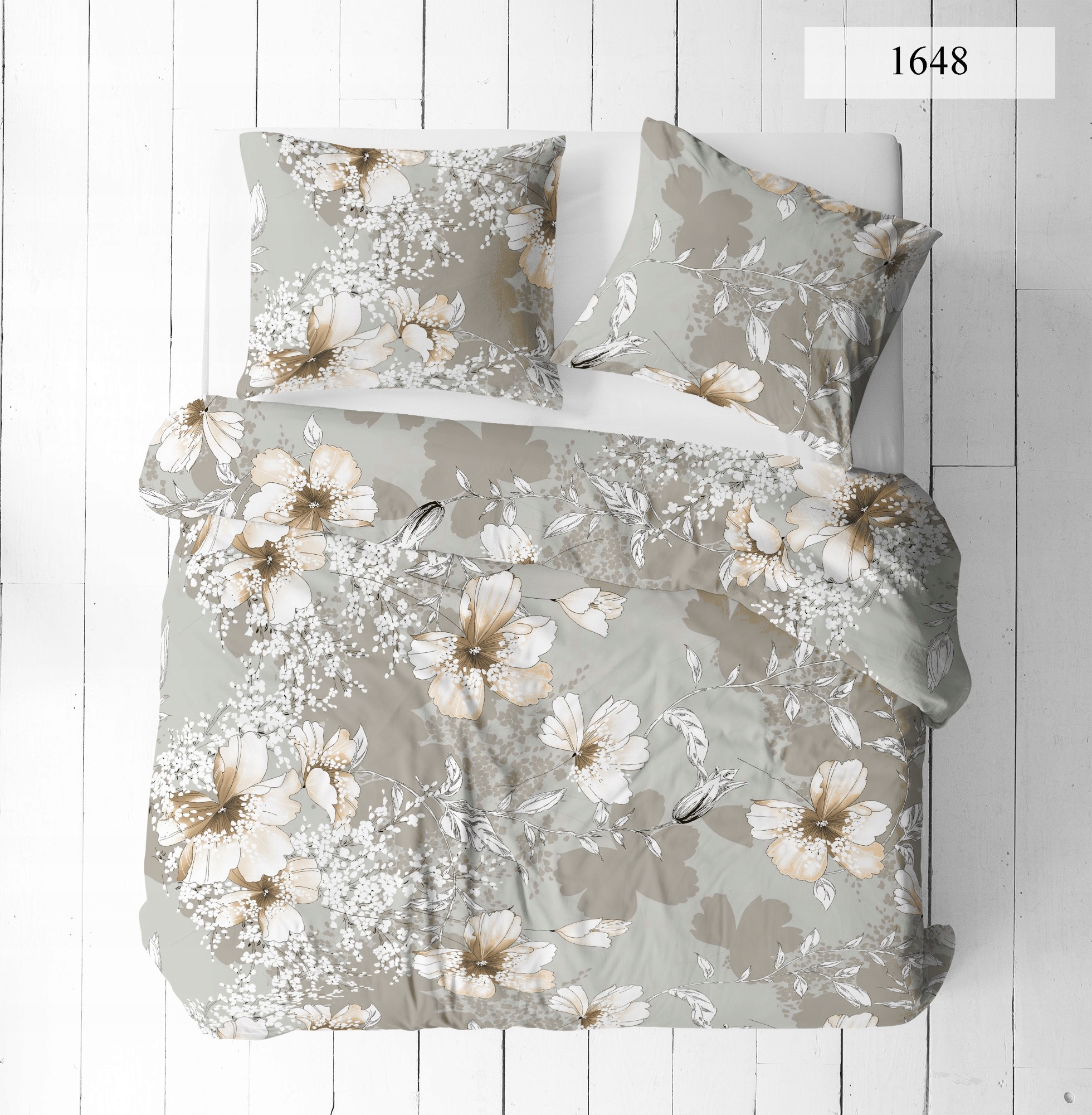Pościel 100% Bawełna 200x200 (twój Rozmiar Poduszek) Dwustronna wzór 1648