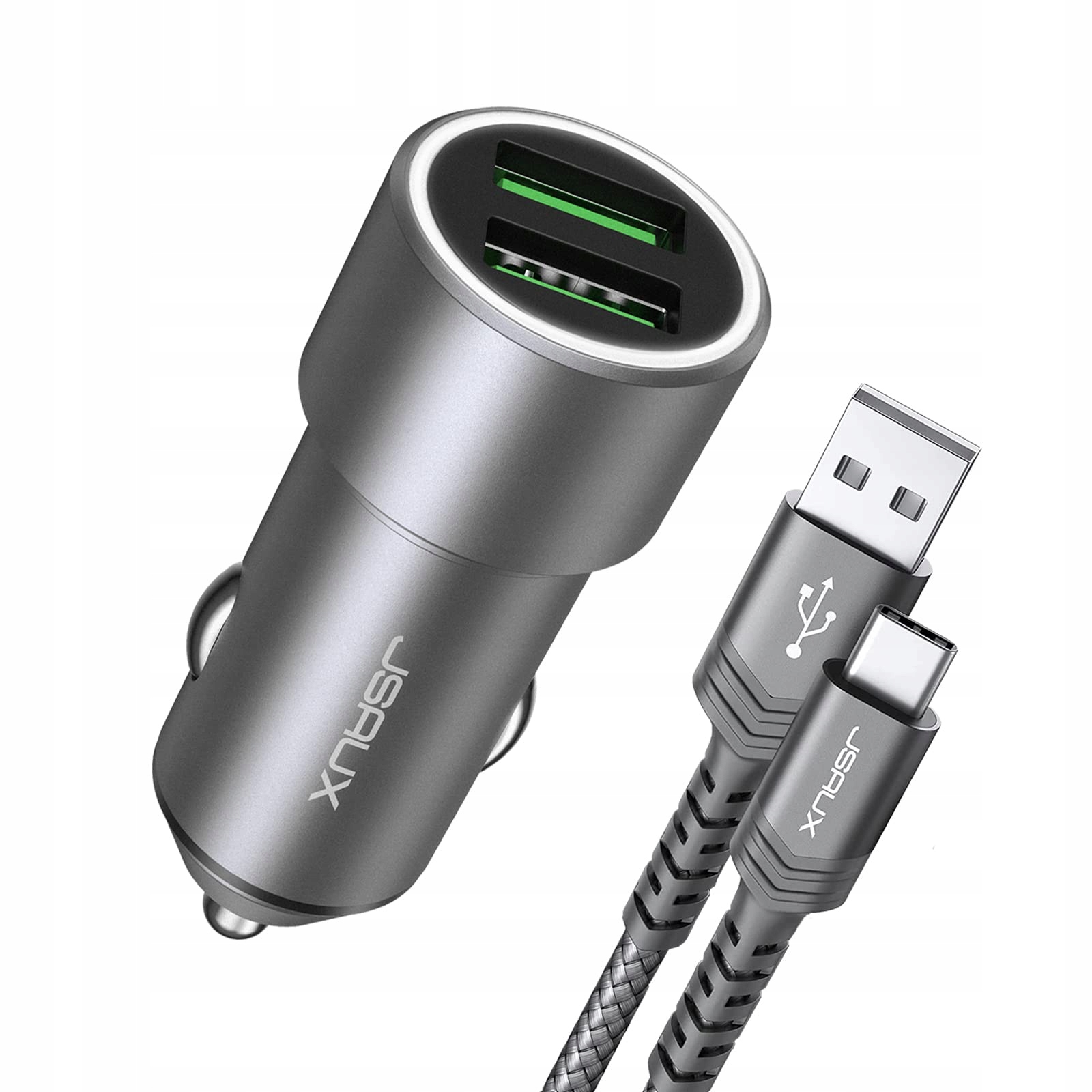 Автомобільний зарядний пристрій Jsaux з кабелем USB-C 36w