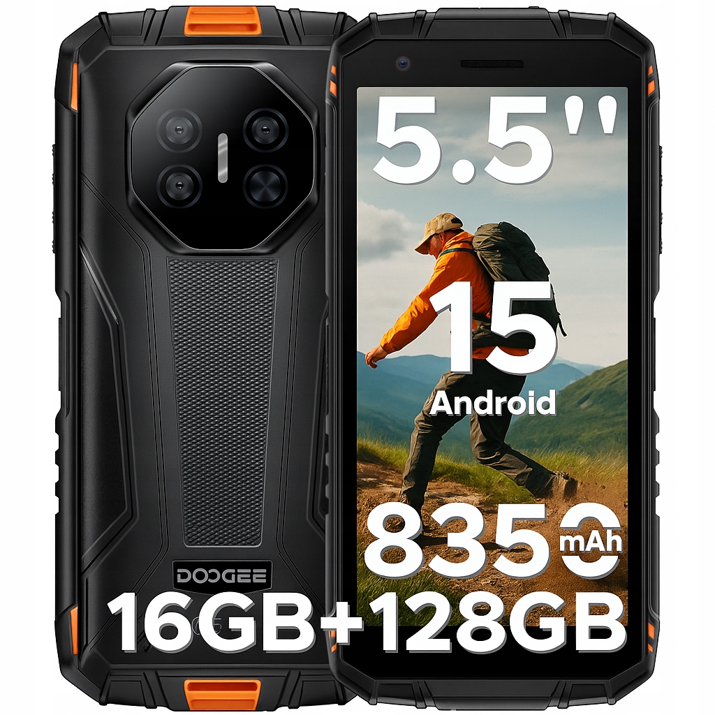 Smartphone Doogee Fire 3 Pro 4 Gb 128 Gb 4G (lte) Oranžový