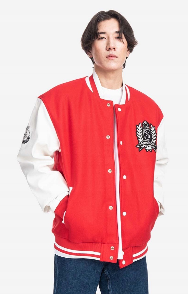 Reebok Pánská Baseballová Bunda Casual Xs Y2N