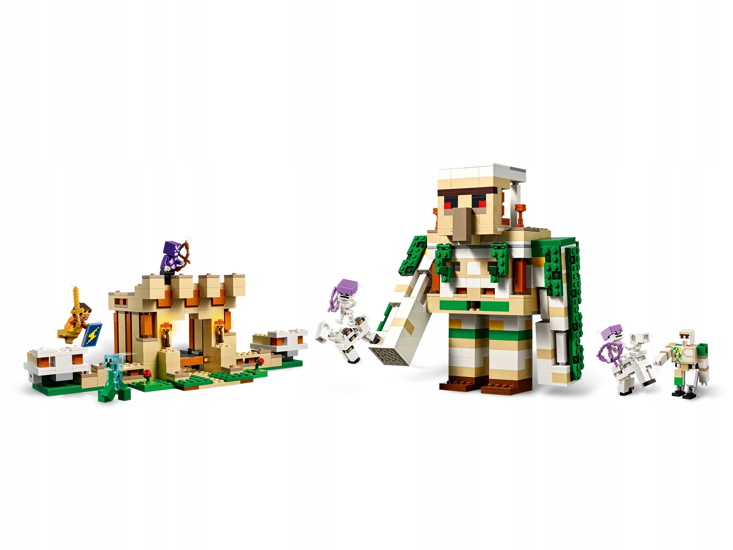 LEGO MINECRAFT 21250 FORTECA ŻELAZNEGO GOLEMA Marka LEGO