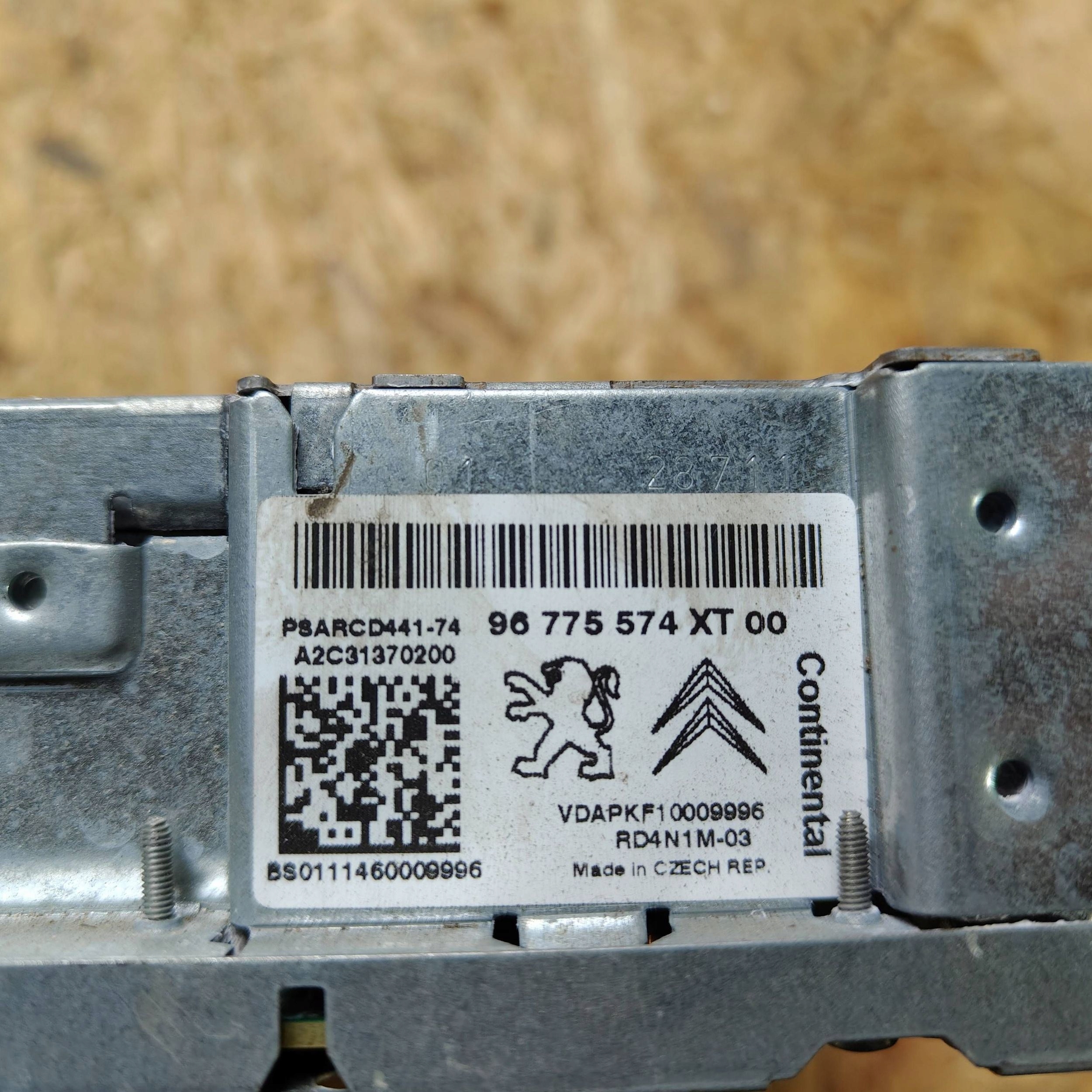 Stacja multimedialna Citroen DS3 96775574XT