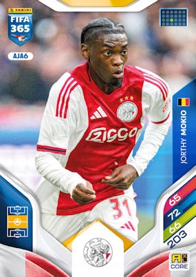 2026 Panini Adrenalyn XL Fifa 365 AJA6 Jorthy Mokio