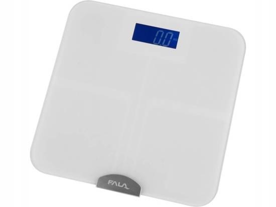 Waga łazienkowa analityczna z Bluetooth, biała, dokładność do 180 kg