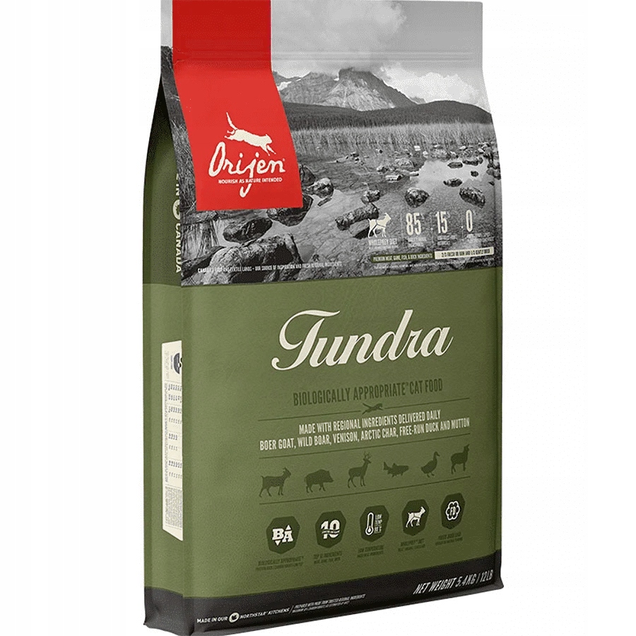 Levně Orijen Tundra Cat 5,4 kg Krmivo pro kočky