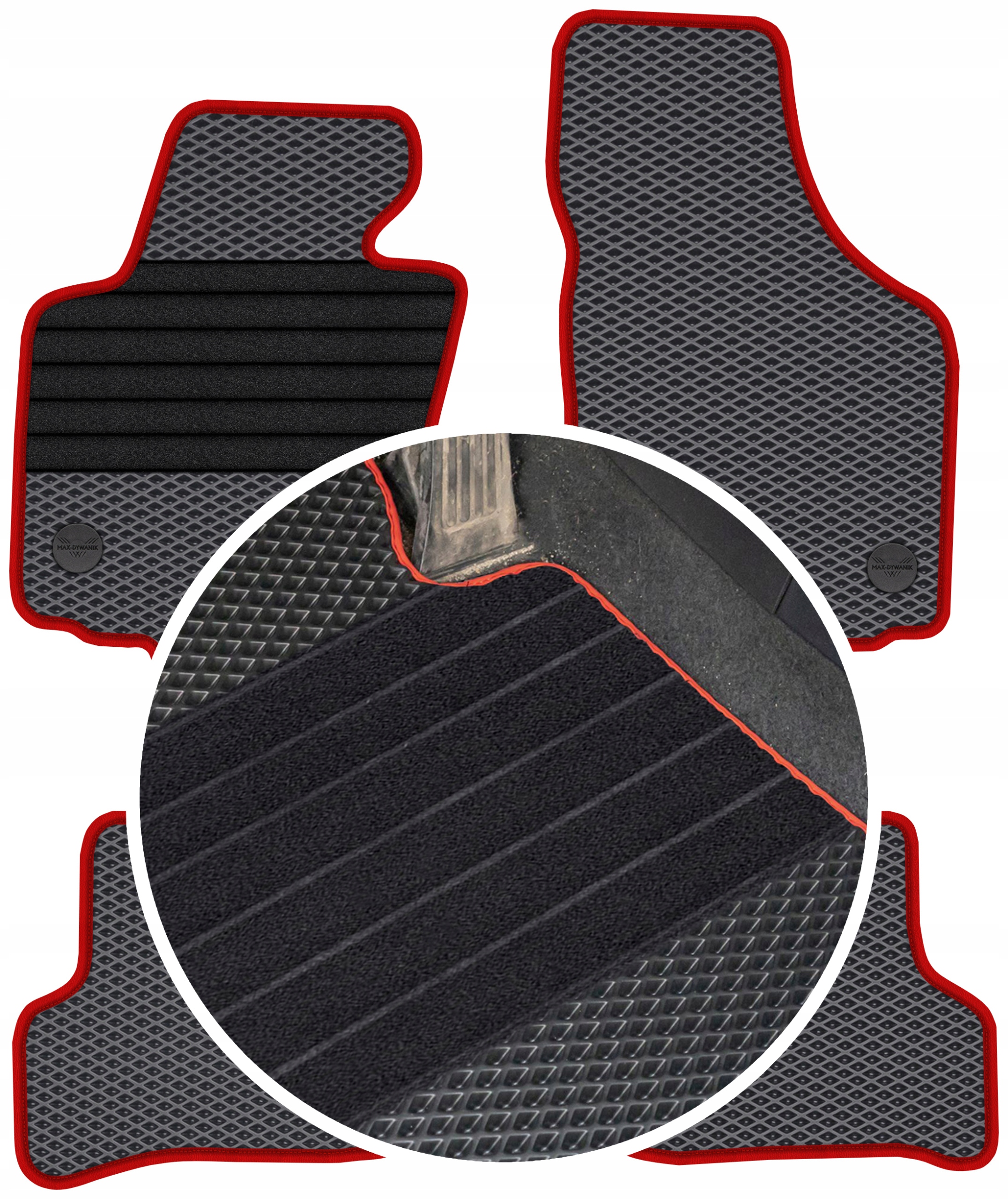 Seat Leon II 2008-2012 Gumové rohože do auta Eva Eternity