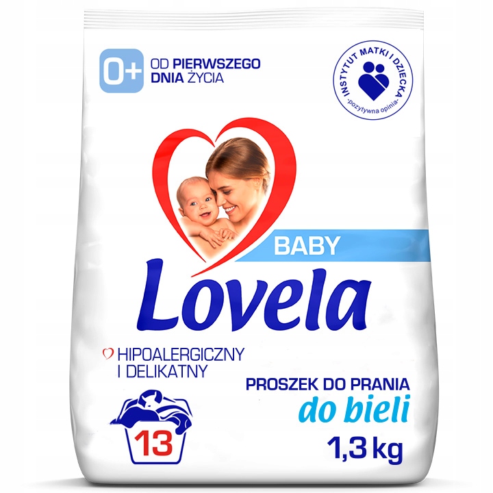 

Lovela Proszek Baby 1,3kg 13prań Biel