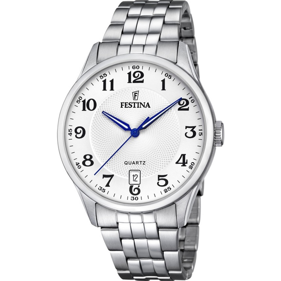 Pánské Hodinky Festina F20425-1 stříbrný náramek