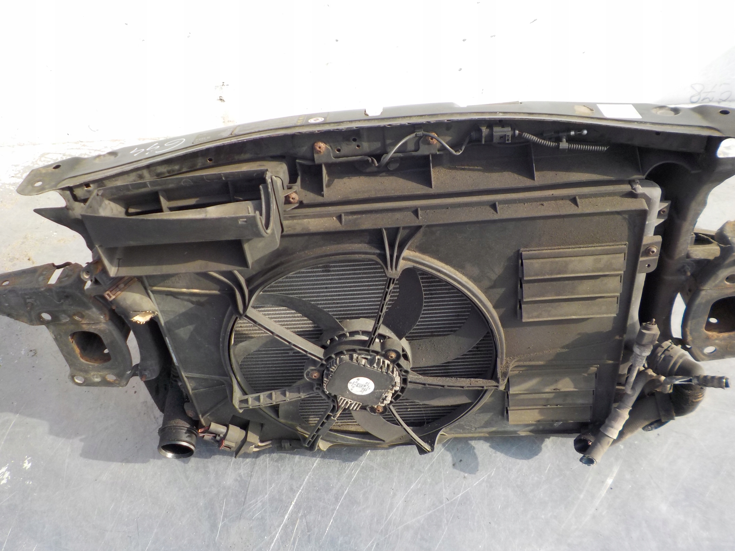 644 SKODA OCTAVIA II support panel for radiators sider radiator 2.0 TDI
