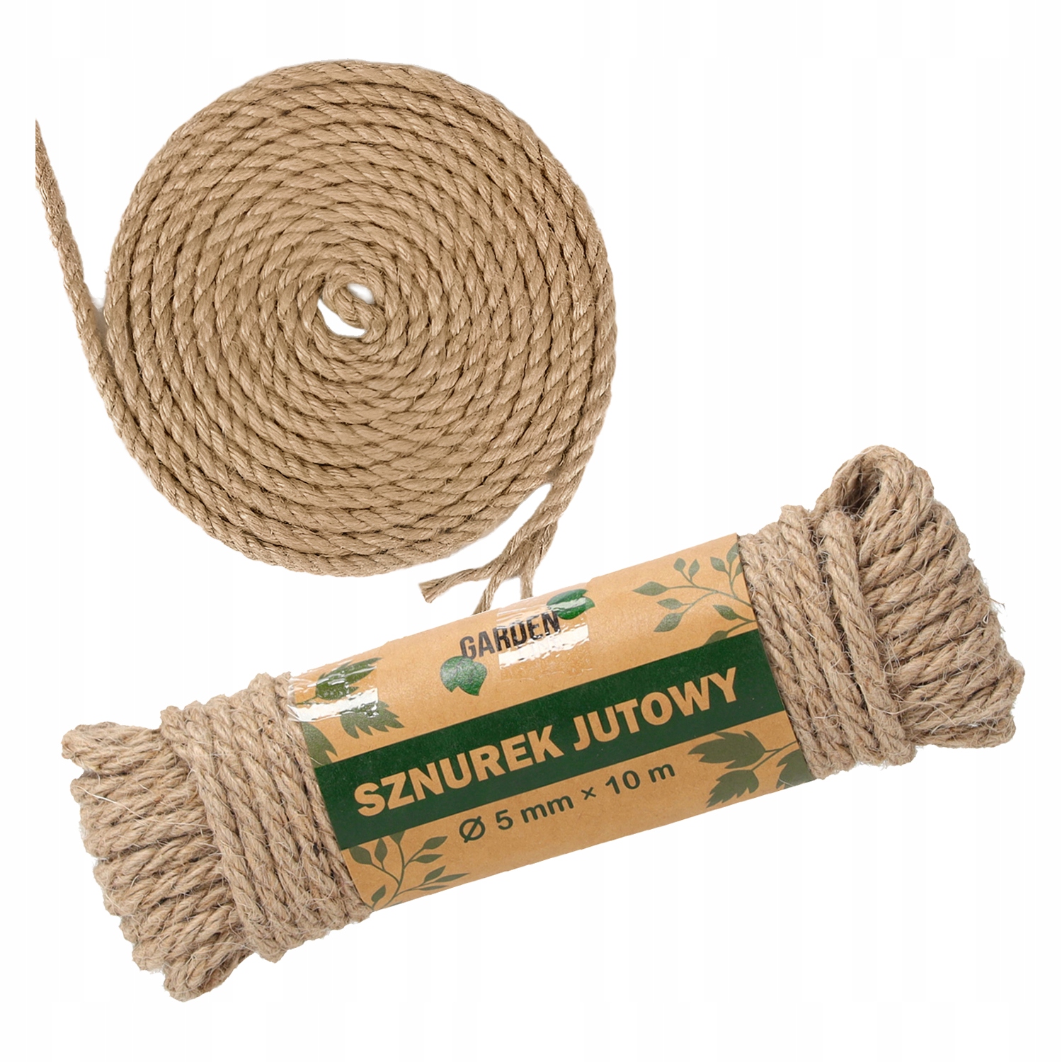 SZNUREK JUTOWY OGRODOWY DRAPAK 5mm x 10mb