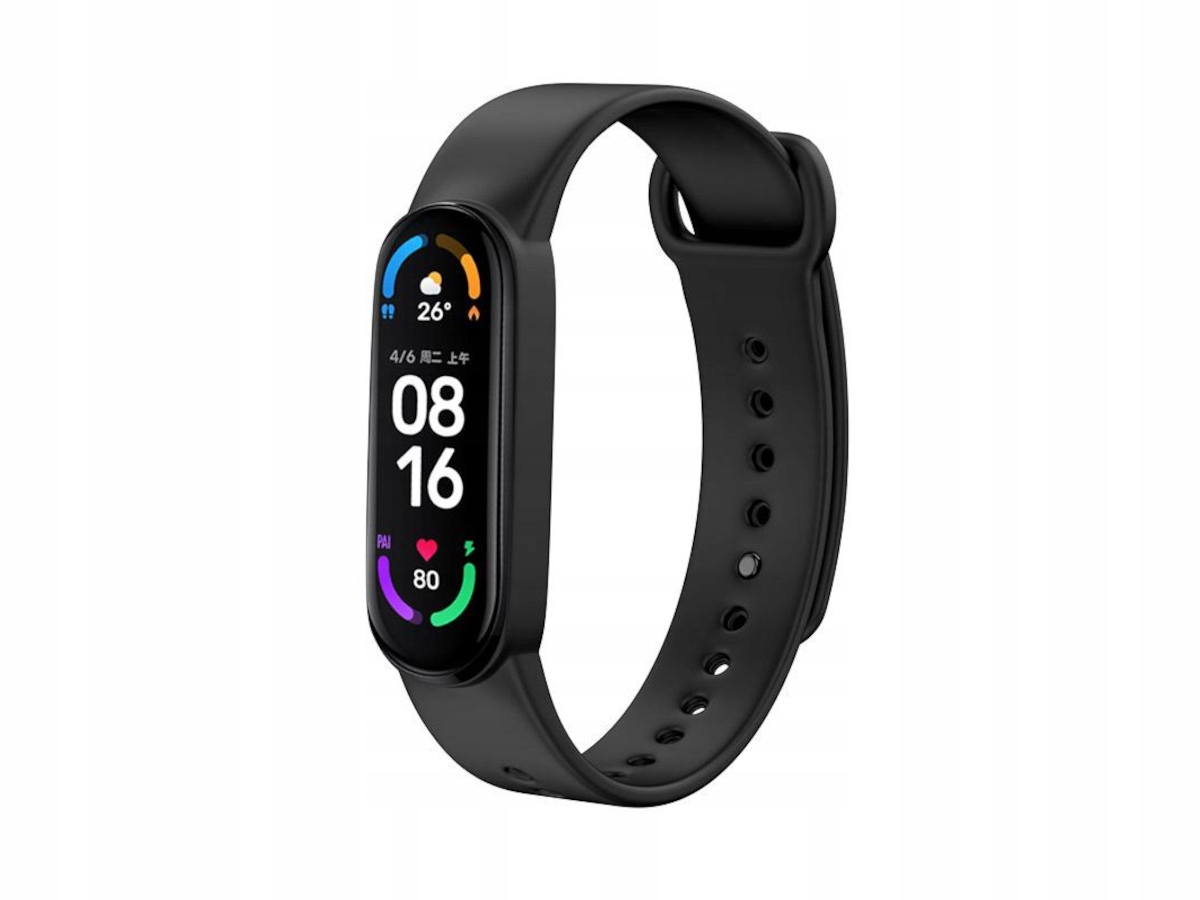

Pasek Yunmi Opaska do Xiaomi Mi Band 5 / 6 Czarna