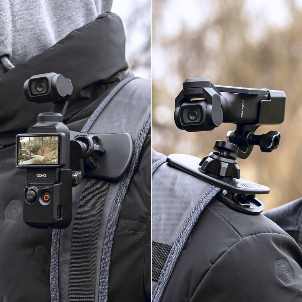 SUREWO Obrotowy Uchwyt Na Plecak Kompatybilny Z DJI Osmo Pocket 3 — miniatura 6