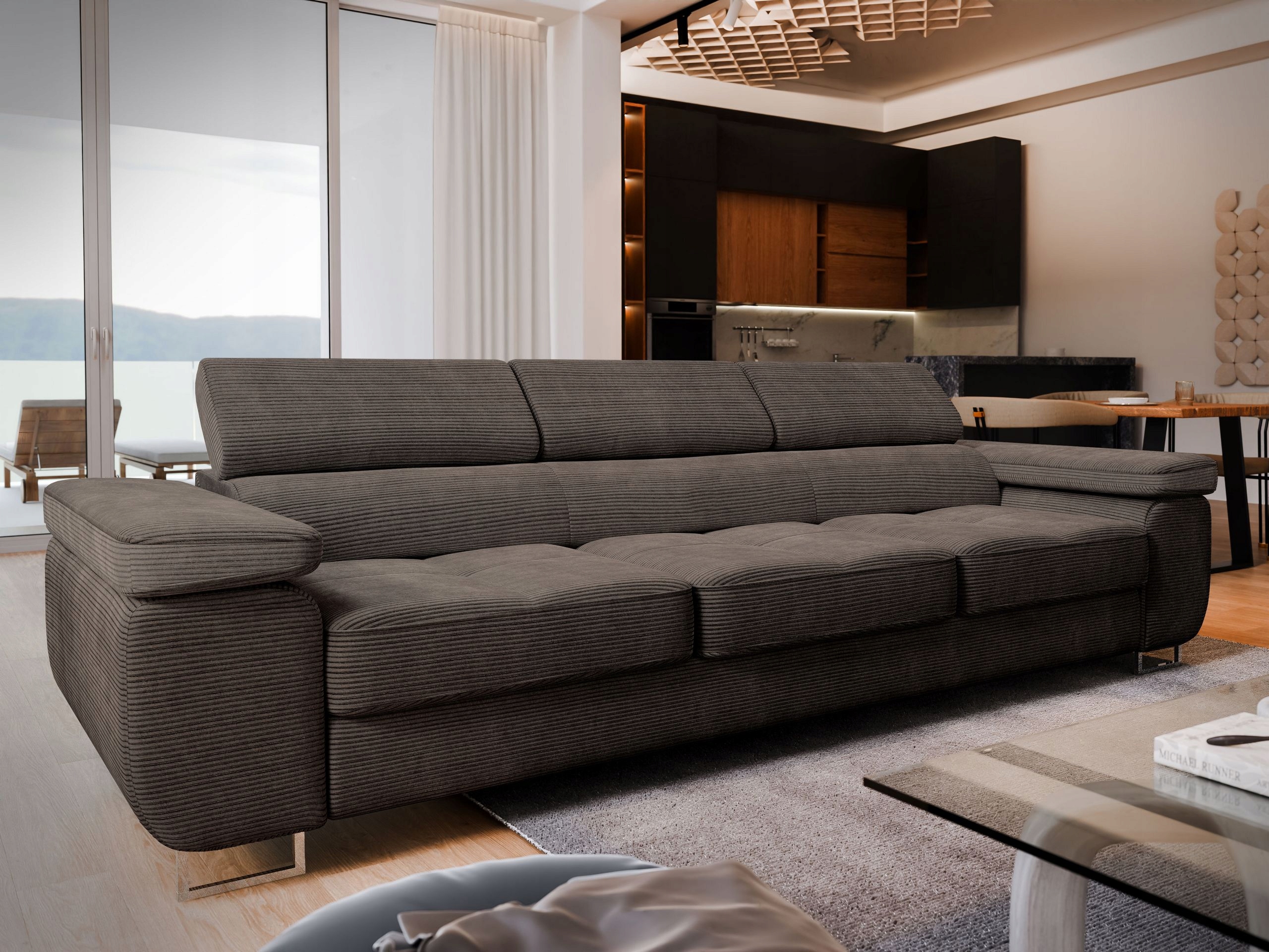 Pohovka Mosine pohodlná Rozkládací pružina Funkce Spaní pohovka do obývacího pokoje