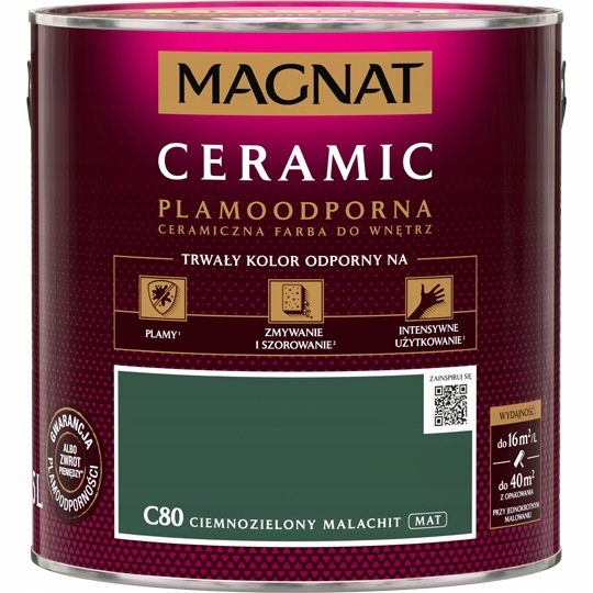 Magnat Ceramic C80 Ciemnozielony Malachit 2,5L