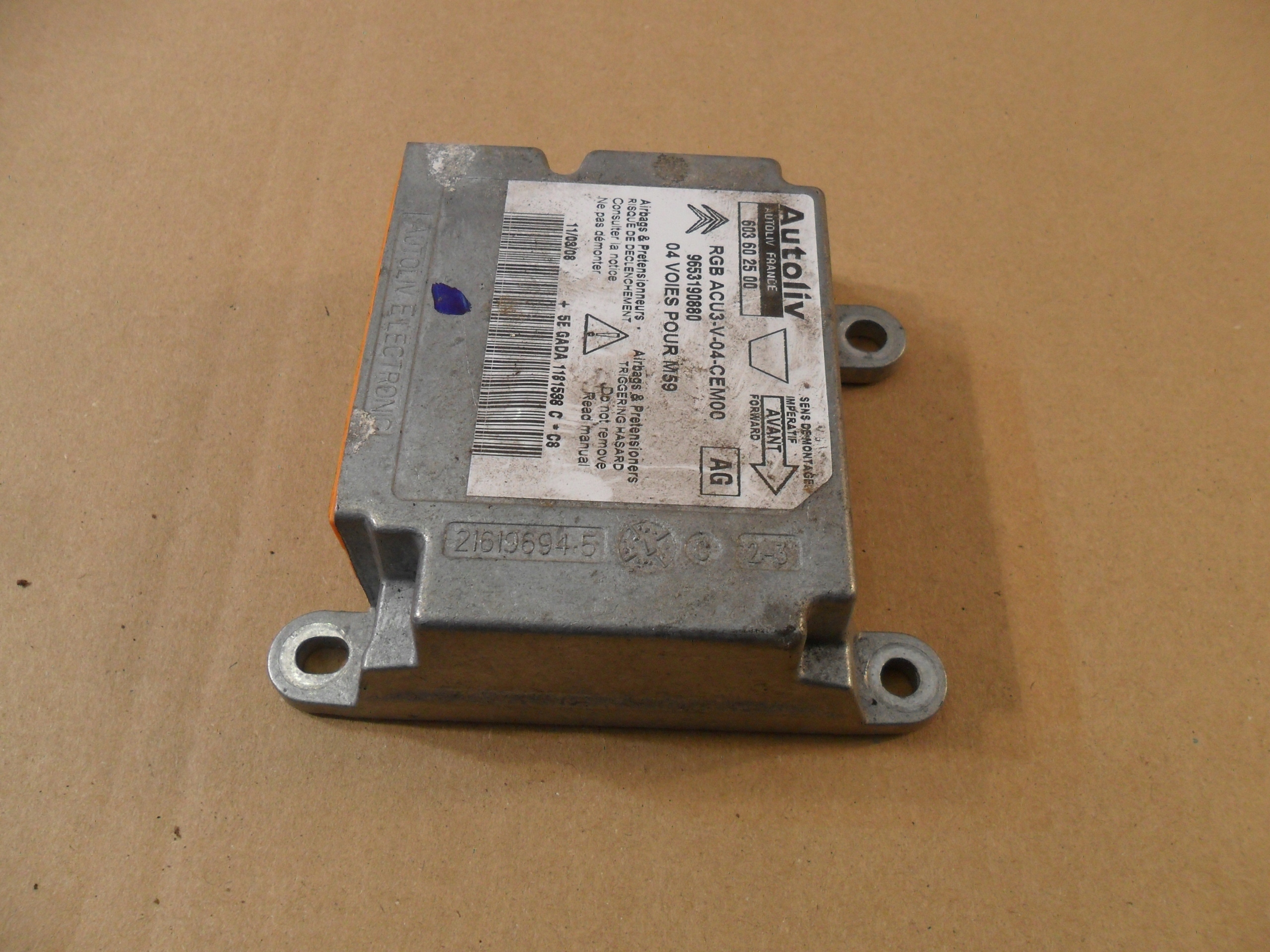 Sensor moduł PEUGEOT PARTNER 21619695 Wersja Europejska