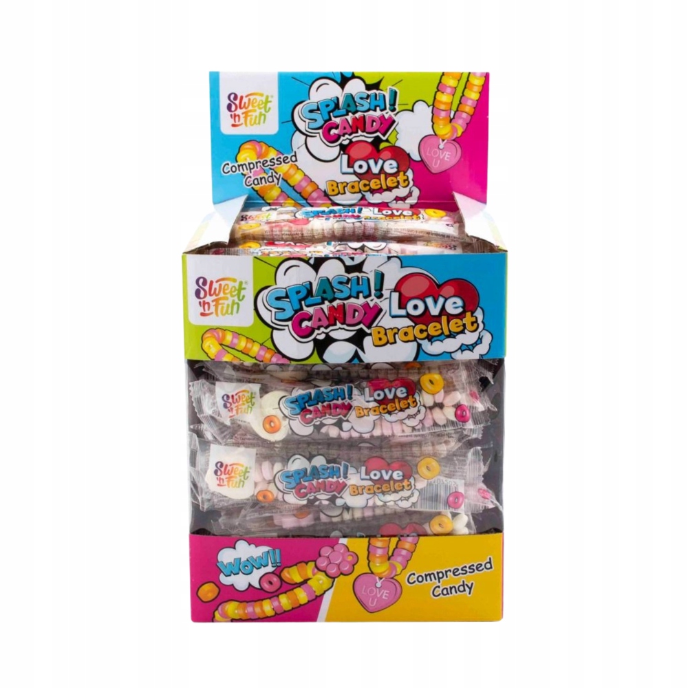 Maxco Cukierki Pudrowe Forma Bransoletki Love dla Dzieci 100 szt. x 17g