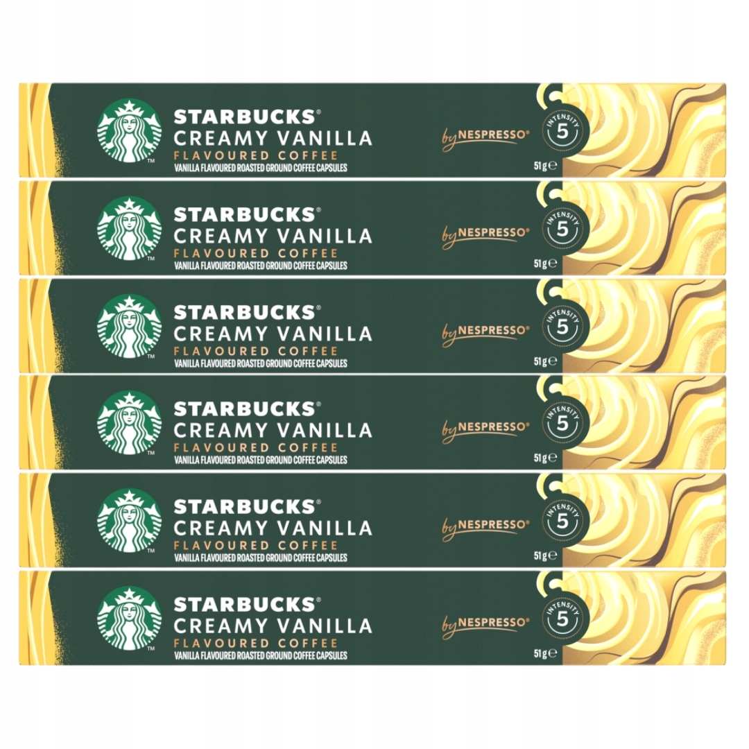 Starbucks Vanilla Kapsułki Nespresso 6x 10 szt